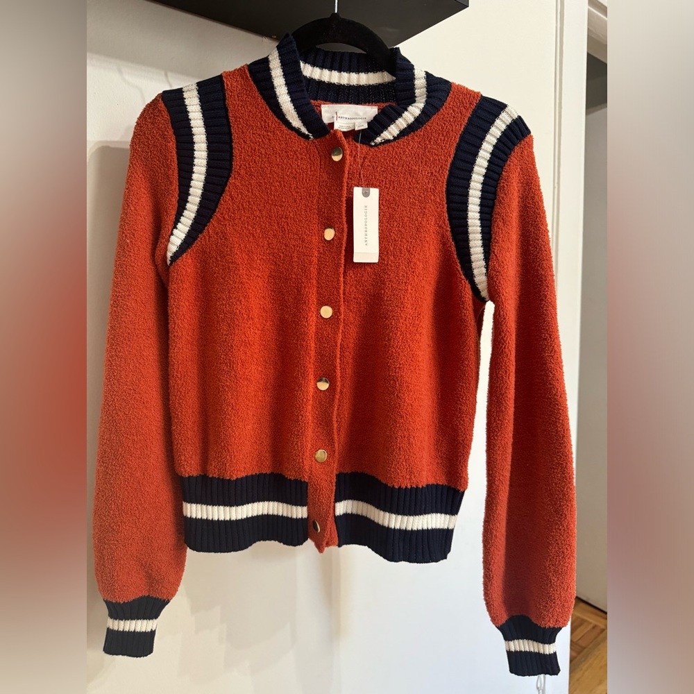 NWT ANTHROPOLOGIE TERRY VARSITY